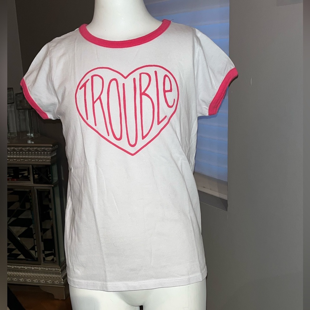 Three adorable shirts from forever 21. Girls size 13/14.  All in good condition. - Picture 2 of 16